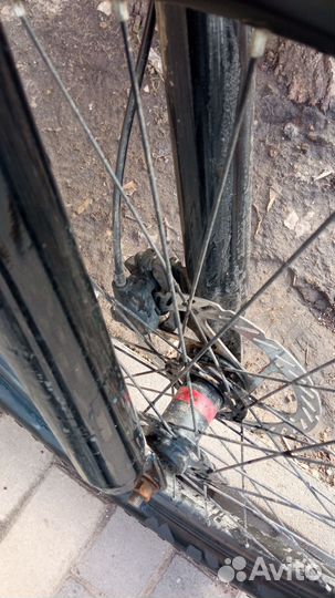 Горный велосипед полуфетбайк