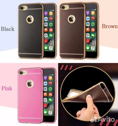 Новые, силиконовые чехлы для iPhone 5/5S, 6/6S