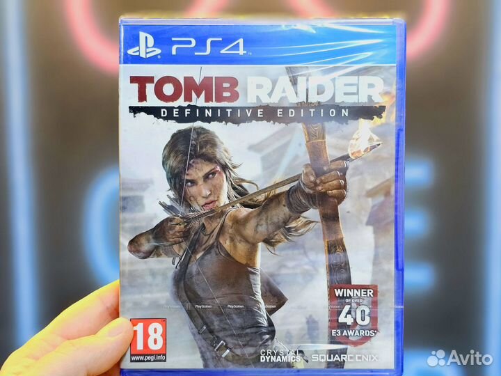 Диск ps4 ps5 Tomb Raider: Definitive Ed