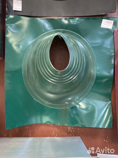 Мастер флеш для дымохода 200-280 зеленый угловой