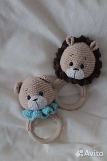 Вязаные погремушки