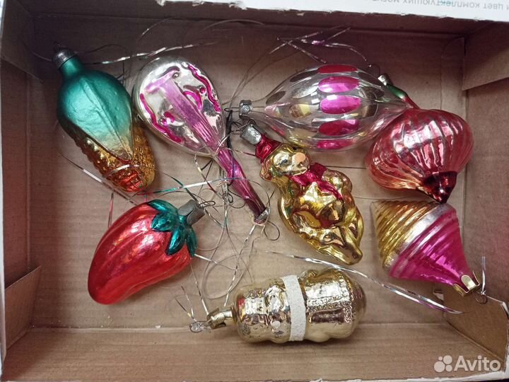 Елочные игрушки СССР советские