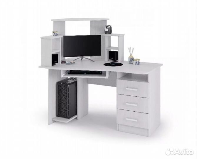 Стол компьютерный № 1 новый дуб анкор