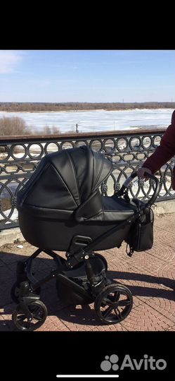 Коляска Agio Prado 3 в 1 экокожа