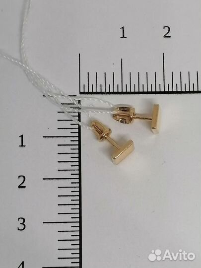 Золотые серьги