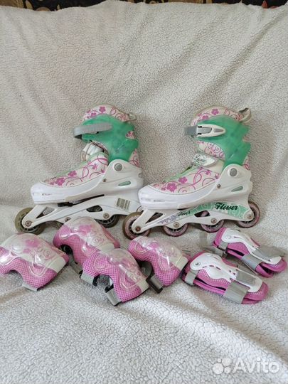 Роликовые коньки раздвижные женские