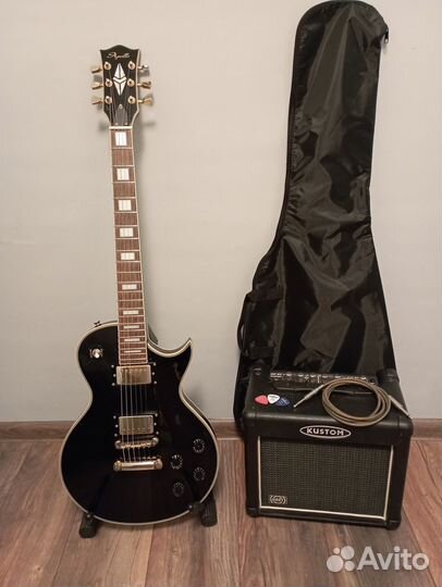 Электрогитара Les Paul + комбик Kustom Dart 10FX