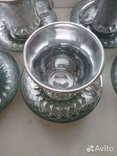 Кофейный сервиз СССР люстровое покрытие
