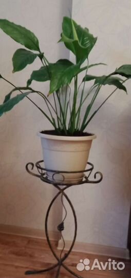 Подставка под цветы металлическая