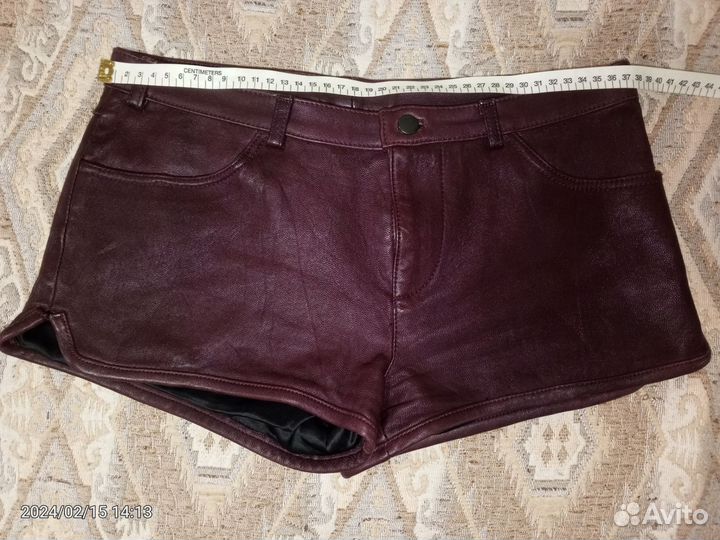 Шорты American retro из кожи ягненка