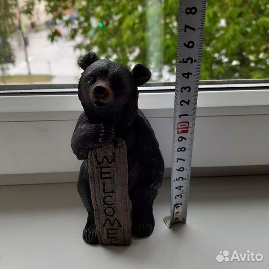 Статуэтка для интерьера Медведь Welcome. Мишка