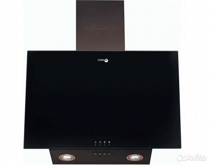 Наклонная вытяжка Turboair ares BL/A/60, black