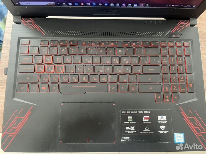 Ноутбук asus TUF gaming FX504 series