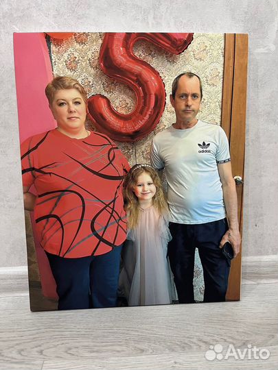 Портрет на холсте по фотографии