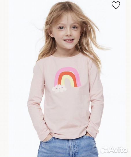 Свитшот hm для девочки hm 110-116