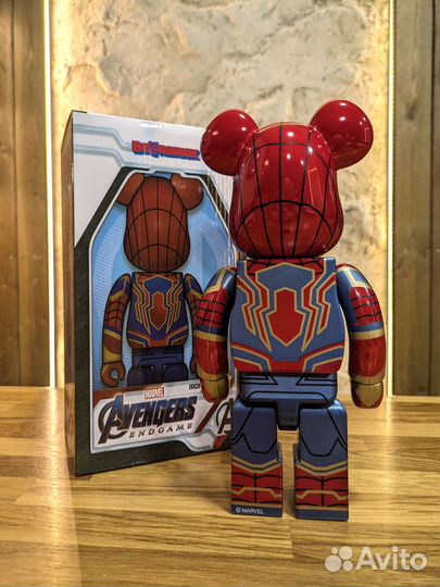 Фигура Bearbrick Iron Spider Man