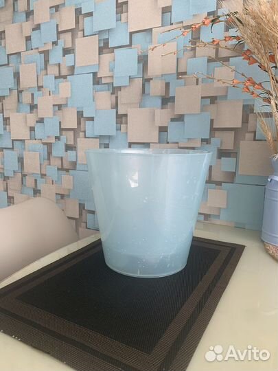 Пластиковый горшок двойной