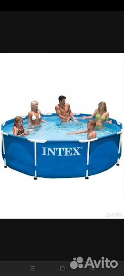 Каркасный бассейн intex