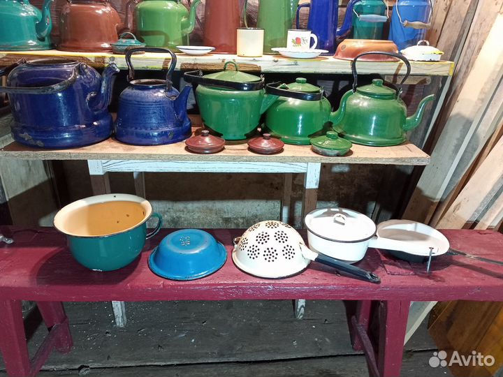 Эмалированная посуда СССР