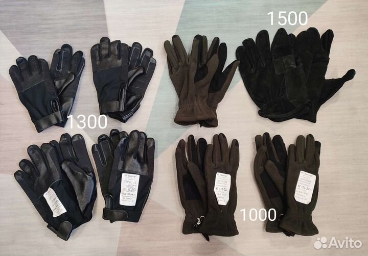 Перчатки флисовые, горные, замшевые