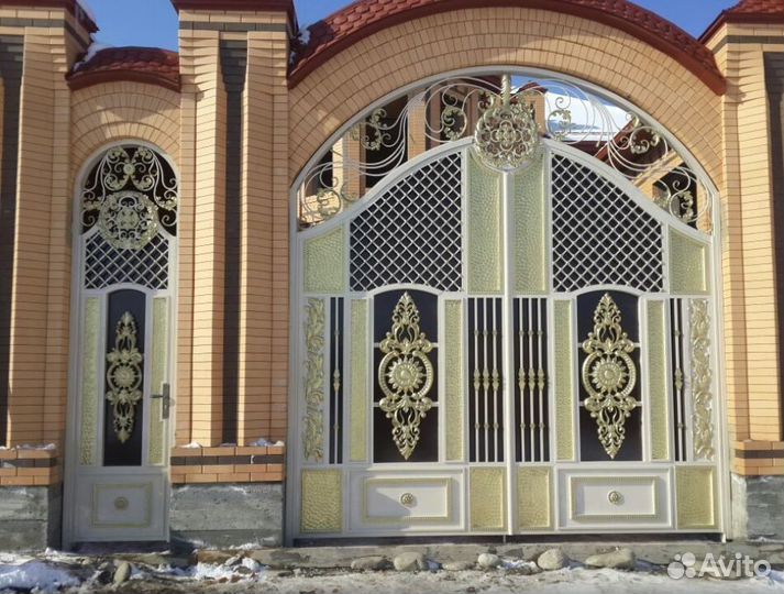 Ворота кованые свое производство