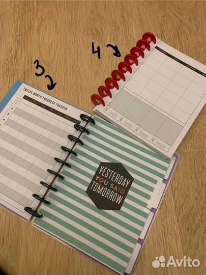 Блокноты и наполнение фирмы Happy Planner