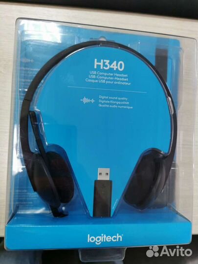 Проводные наушники Logitech H340