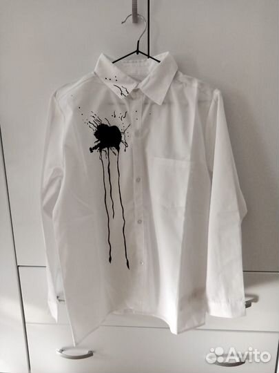 Рубашка Maison Margiela пятно mm6