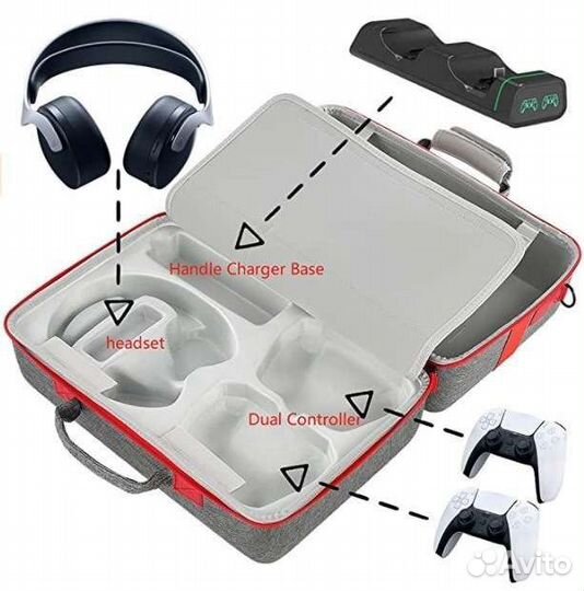 Сумка для консоли PlayStation 5 и аксессуаров