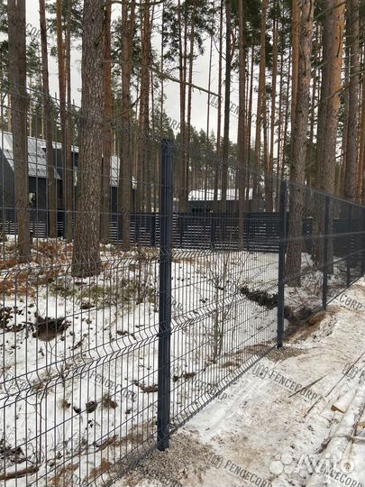 Забор из 3Д Гиттер 3 мм