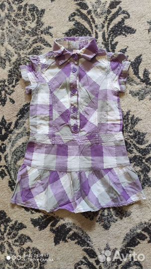 Одежда для девочки пакетом 104-110 см 15 вещей