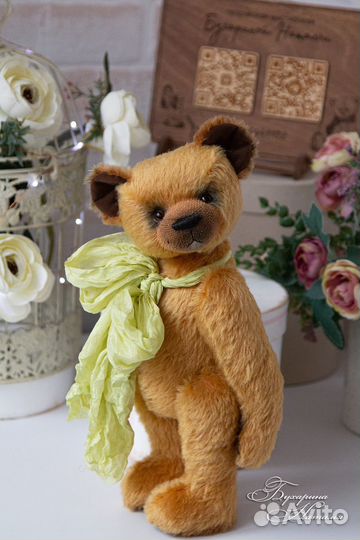 Мишка Классик из мохера (30 см)