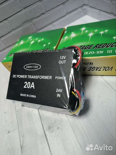 Преобразователь 24 на 12в новый беспл. доставка