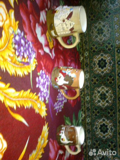 Пивные кружки коллекция 0.33.0.5. 1 л. керамика