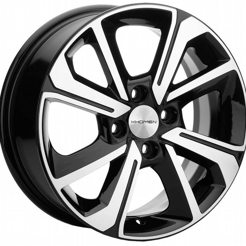 Диски Khomen KHW1501 6x15 4x100 ET46 D54.1 Black-FP