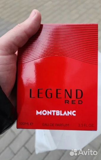 Montblanc Legend Red (2022), 100 ml Мужской Франци