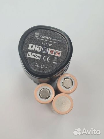Ре�монт аккумулятора deko Li-Ion 12V