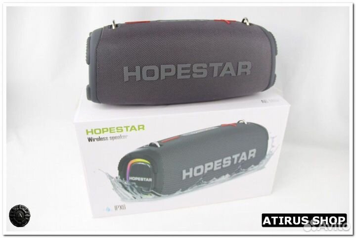 Портативная колонка Hopestar A6 MAX (серая)