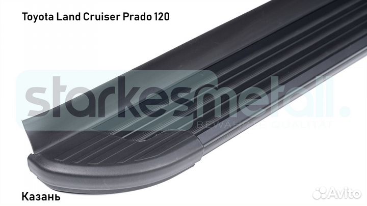 Пороги подножки Toyota Land Cruiser Prado 120 Village