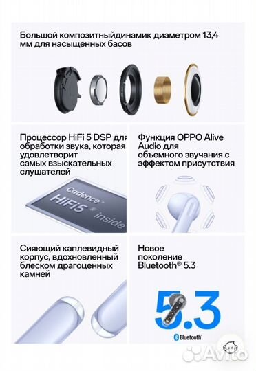 Наушники Oppo Enco Air 3