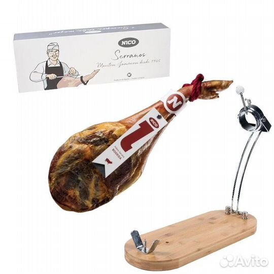 Хамон nico (палета) +хамонера Барселона+нож (11мес