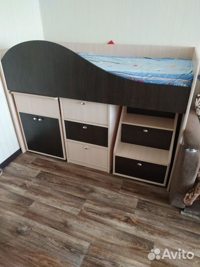 Детская кровать от 3 лет с бортиками