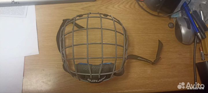 Маска на хоккейный шлем