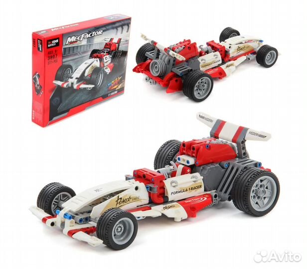 Конструктор-мотоцикл Формула 1 377 дет. 115634