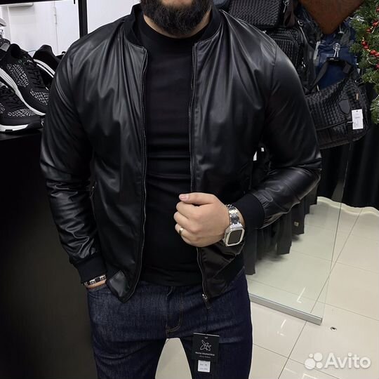Кожаная куртка двухсторонняя