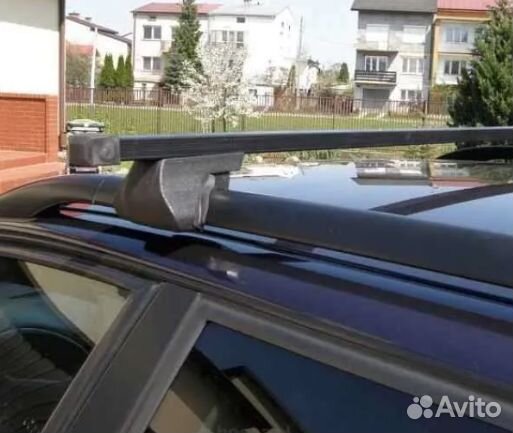 Багажник favorit на рейлинги c прямоугольными дуга