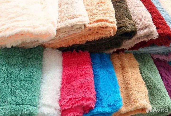 Плед пушистый травка бамбук 220*240