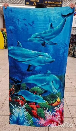 Махровое полотенце новое