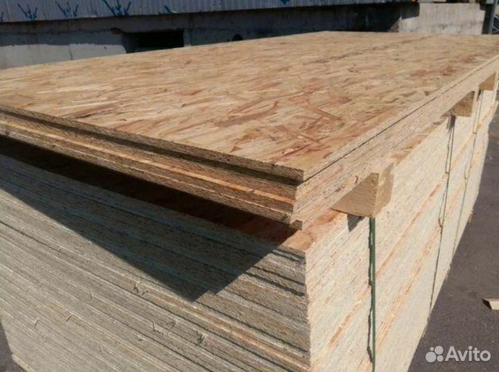 Плита OSB осб-3 осп-3 9 мм Калевала