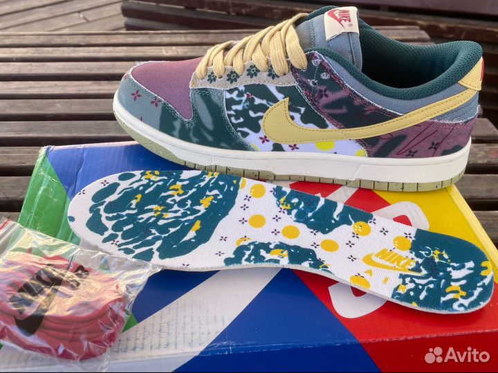 Кроссовки Nike Dunk Low Community Garden